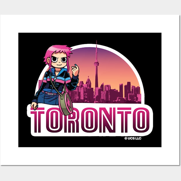 Scott Pilgrim vs the world Toronto. Birthday party gifts. Officially licensed merch. Perfect present for mom mother dad father friend him or her Wall Art by SerenityByAlex